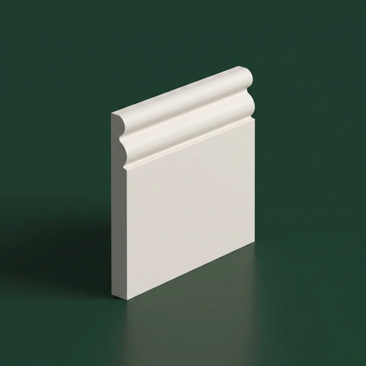 Double Bead skirting board profile — Victorian